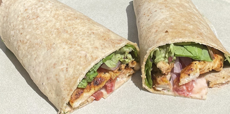 Wraps au poulet épicé