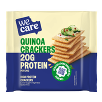 High Protein Quinoa Crackers